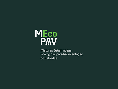 MEcoPAv branding logo logotype type