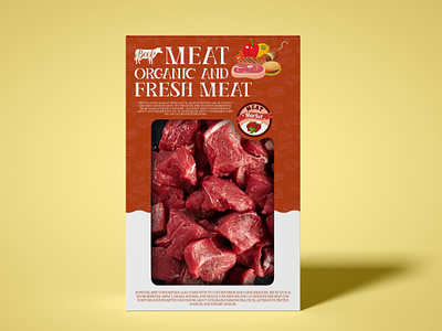 (Meat packaging)Food Packaging Box Design amazon design amazon product design box design branding design food packaging box design graphic design illustration label design logo meat packaging ui