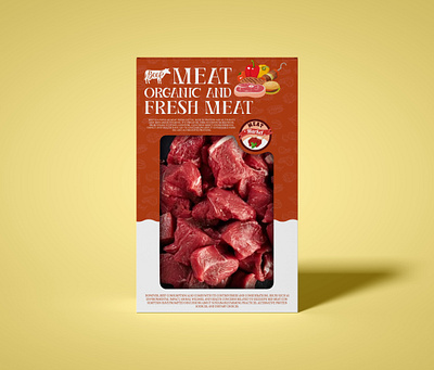 (Meat packaging)Food Packaging Box Design amazon design amazon product design box design branding design food packaging box design graphic design illustration label design logo meat packaging ui