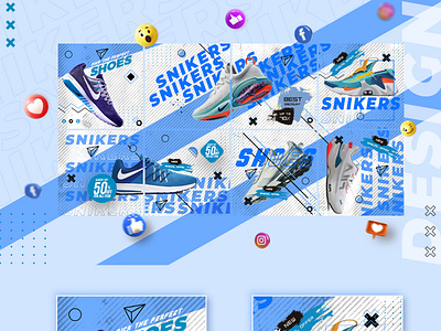 Shoes Post Design for Social Media ads design design graphic design lifestyle lifestyle design post design promotional design social media design sports shoes design