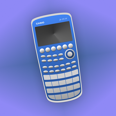 Daily UI #4 - Calculator academic blue calculator casio dailyui design figma graphic design math mathematics minimal morphism newbie ui violet