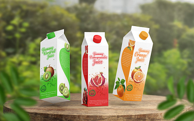 juice box packaging design and food product design amazon design amazon product design box design branding design food packaging design graphic design illustration juice box juice box packaging label design logo
