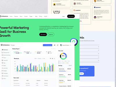 AirSwift - SaaS Website Template 3d animation branding dashboard it company landing page logo marketing motion graphics saas small business software template design ui ui design uiux web design webflow webflow design webflow tempalet
