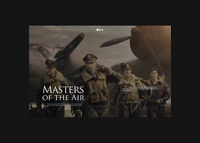 Masters of the Air - Apple TV Press Preview apple concept masters of the air preview ui ww2