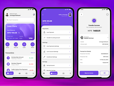 Loan Guru: A solution to zero balance app design bank app casestudy design figma fintech loan ui