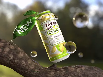 ZABAWSKI CYDR / social media 3d animation apple beer branding can cider composition craft eco fermentation fun graphic design green jar juice label logo motion graphics