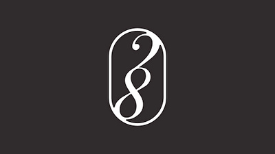 28 Monogram 2 28 8 logo monogram numbers numerals ornaments
