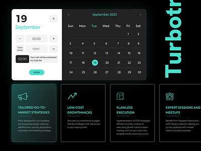 Turbotraktion- Brand Guidelines/Website Design and Development ai animation app artificial intelligence branding calender clean company dark design graphic design green investment logo startup typography ui ux