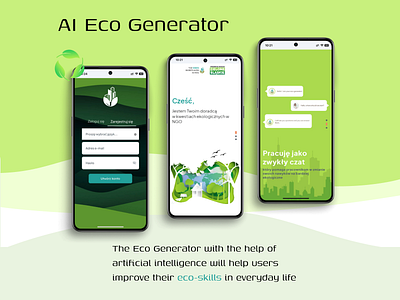 AI Eco Generator Graphic Design graphic design ui