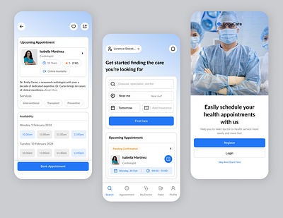 Doctor Consultation App design ui ui ux uidesign ux uxui