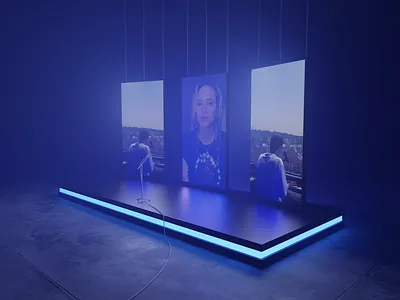 Fred Again Stage Visuals | 3D 3d 3d art animation blender concert cycles delilah design graphic design identity lighting modelling motion graphics music render screen stage ux visuals