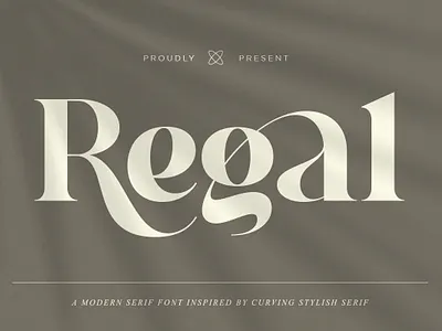 Regal - Curving Stylish Font beauty canva classic clean curve curving decorative elegant fancy fashion font luxury magazine modern retro serif stylish trend typeface vintage