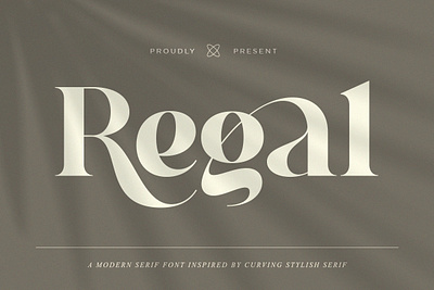 Regal - Curving Stylish Font beauty canva classic clean curve curving decorative elegant fancy fashion font luxury magazine modern retro serif stylish trend typeface vintage
