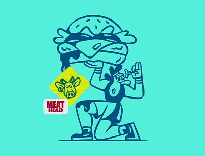 Bigbun | Brand Illustrations branding burger character character design design food geometric icon icons illustration line organic spot illustration stickers vector