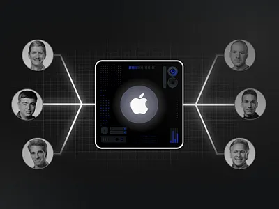 Framer Line Microchip Animation animation avatar blue chip component components computer dark framer glow gradient grid line microchip section team ui ux white