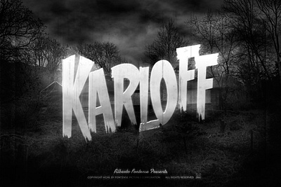 Karloff - Halloween Horror Font decorative display font fonts halloween horror horror movies sans serif scary spooky terrifying typeface typefaces vintage