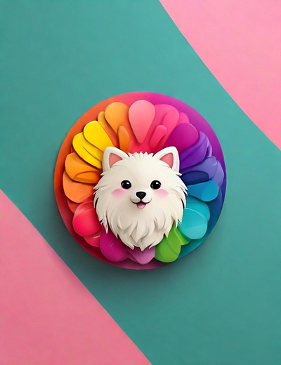 Logo Of a Dog cartoon dog colorful logo creative idea dog logo of dog