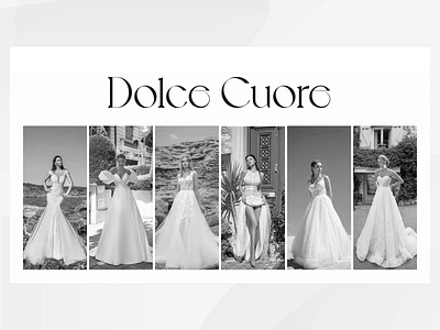 Wedding dress salon landing page design beauty bride catalog contact design dresses family love modern photography salon slider ui ux website wedding white