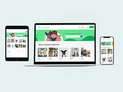 Adote um Pet - Case Study ui
