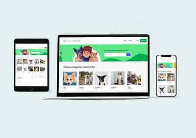 Adote um Pet - Case Study ui