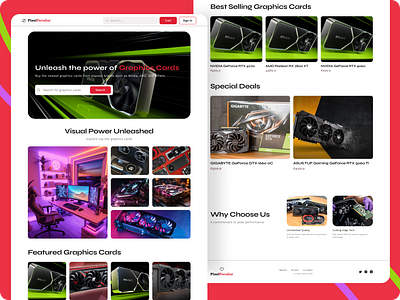 Graphics Card Website UI Design design design trends figma figma ui design figma web design graphics card website ui design mobile uiux design prototyping prototyping design ui ui design user experience user experience design user interface user interface design web design website wireframe wireframe design wireframing