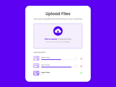 DailyUI #031 - File Upload branding ui