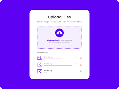 DailyUI #031 - File Upload branding ui