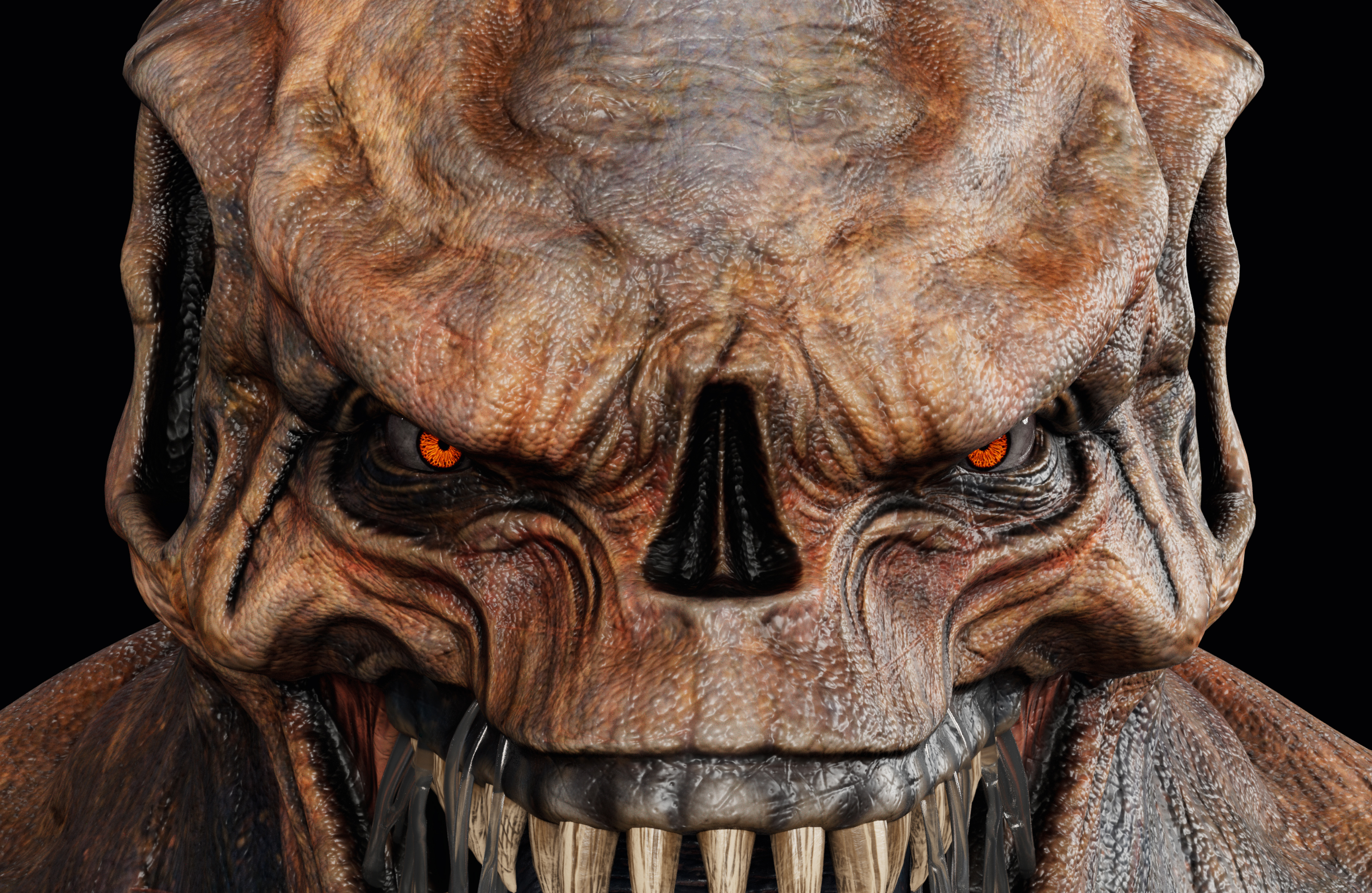 Vensyrax Creature 3d 3d modeling alien anatomy animation character design creature design fantasy horror zbrush