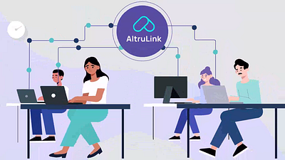 Altrulink Explainer Video 3d animation branding graphic design logo motion graphics