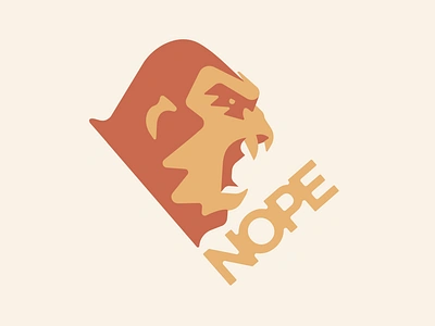 NOPE Identity angry badge design branding brandmark clothing drawing emblem gorilla identity illustration label logoo design loud no nope print reject rejected t shirt graphics wordmark