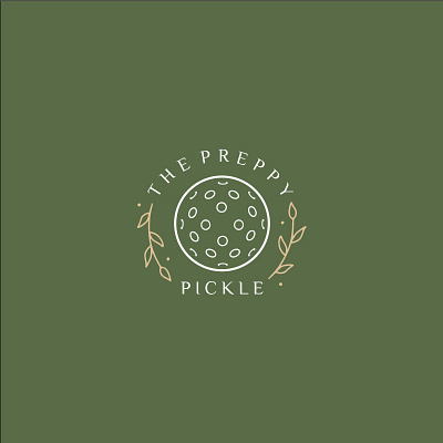 Nature, Classy and Feminine Pickle graphic design logo