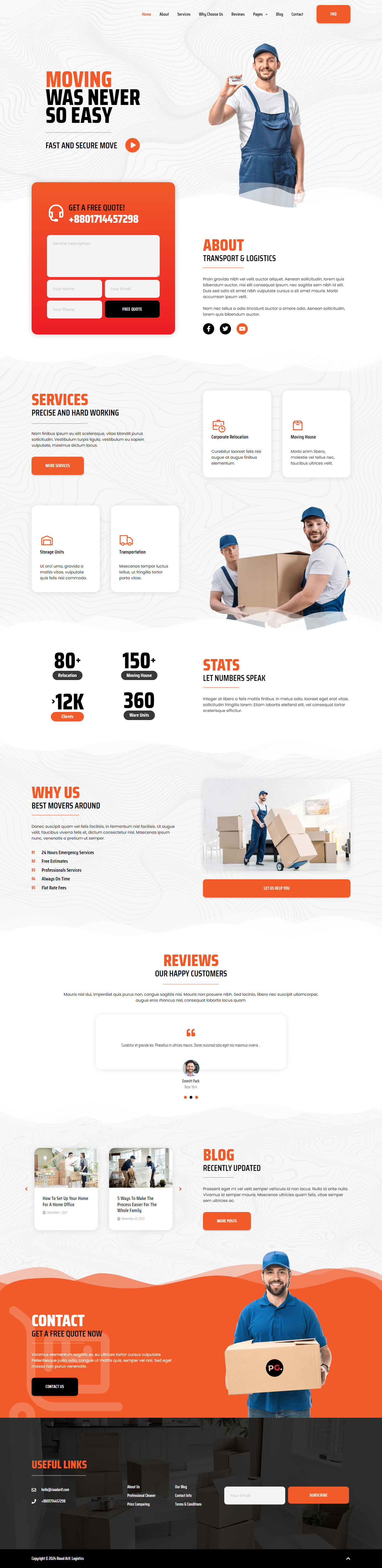 Moving-Transport-Logistics Website business website cargo moving website design elementor pro elementor website elementor website design landing page local movers website logistic website moving company website packing services website storage website transportation website web design website design wordpress wordpress elementor wordpress landing wordpress website wordpress website design