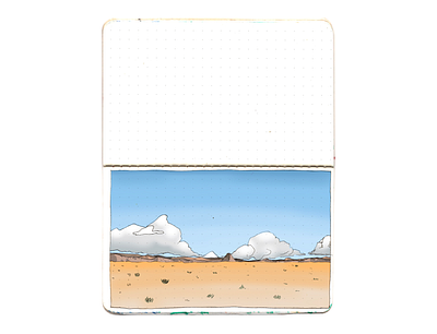 Landscape artwork design handmade illustration sketch sketchbook