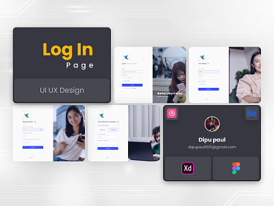 Log in page - online banking platform accessibility authentication bankingapp designinspiration digitalbanking dipupaul0101 figma fintech login logindesign loginpage mobile banking onlinebanking passwordsecurity sign in signin simpledesign techsolutions uipaul uiux