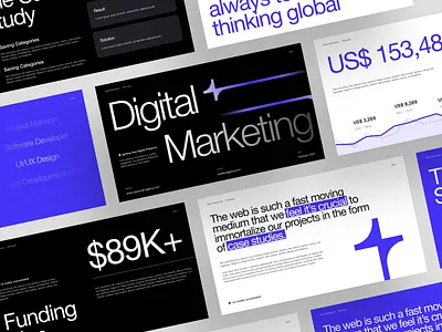 Deck Templates animation blue branding dashboard deck design digital finance graphic design illustration logo marketing minimal presentation purple slides ui