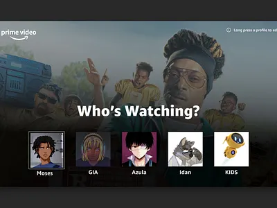 Amazon Prime Video Redesign (WIP) amazon dark design prime tv design ui ui design video