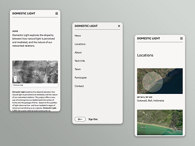 DL custom map minimalist mock up visual artist web design web development wordpress