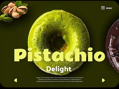 BeDonuts donuts figma graphic design ui website yummy