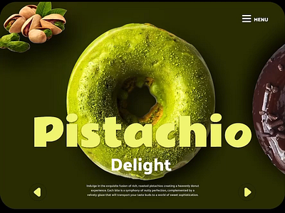 BeDonuts donuts figma graphic design ui website yummy