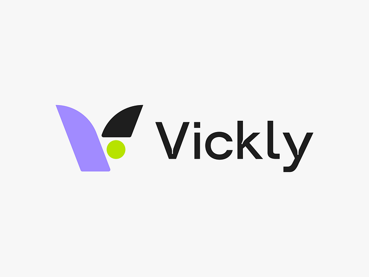 Vickly logo by Alisa Peti on Dribbble