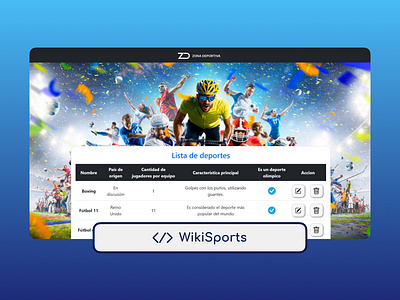 Zona Deportiva - WikiSports .net core basquet boxing crud futbol html individual mssql mstest soccer sports tennis testing ui ux visualstudio web wiki wikipedia zona deportiva