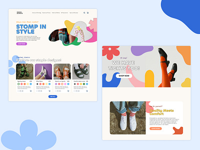 Colorful and Quirky - Website Design Concept colorful figma graphic design ui ui design uxui webdesign webflow website websitedevelopment