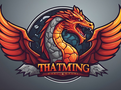 Dragon gaming logo badge bit badge dragon badge dragon emotes dragon gaming logo emotes logo design