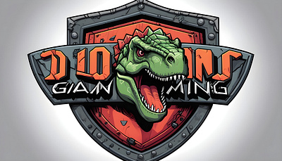 dinosaur gaming logo badge dinosaur dinosaur badge dinosaur emotes dinosaur gaming logo kick emotes logo design