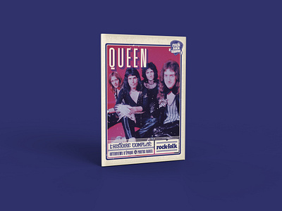 UNCUT - Queen book branding folk freddie mercury graphic design magazine music rock star