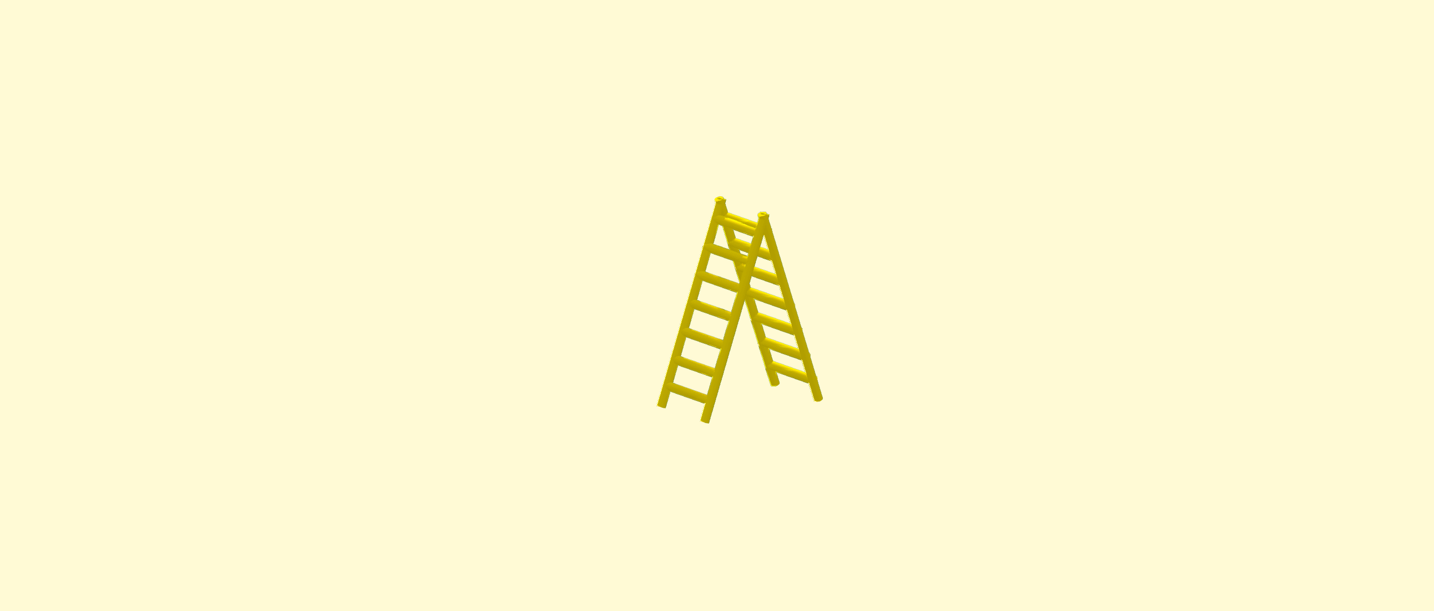 Yellow Painters Ladder 3d design development engineering front end frontend interaction interface ui web