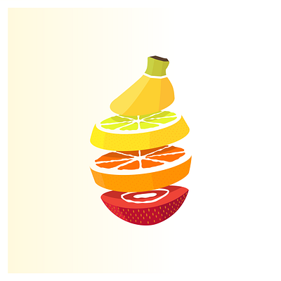 Mandale Fruta color graphic design ilustration playoff vector