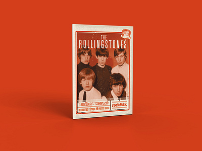 UNCUT - The Rolling Stones book branding edition folk graphic design magazine music rock rolling stones