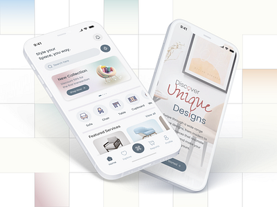 Furniture Mobile App Design mobile design mubarakuix piximbond