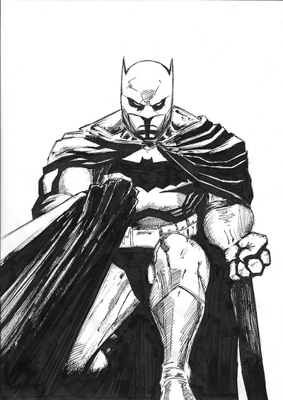 Dark Justice batman character character drawing comic book comic book illustration illustration